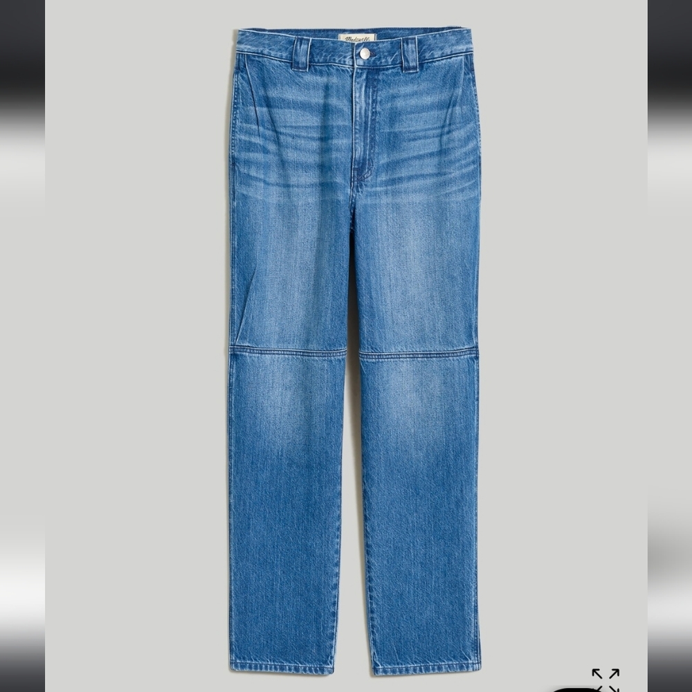 Madewell High-Rise Tapered Jeans in Ventnor Wash: Pleat Edition 32